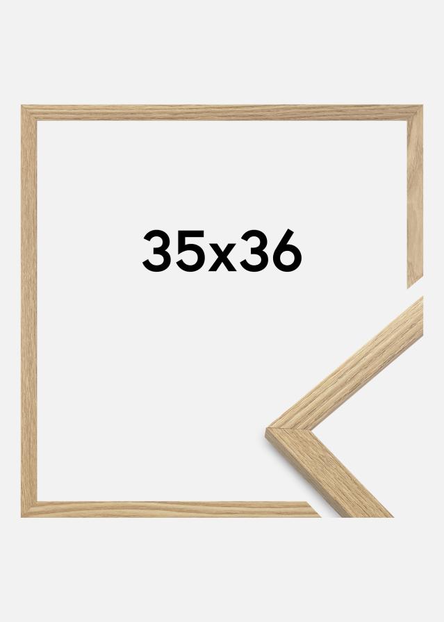 Ramă Trendy Sticlă acrilică Stejar 35x36 cm
