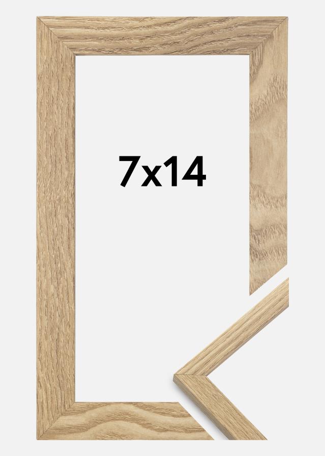 Ramă Trendy Sticlă acrilică Stejar 7x14 cm