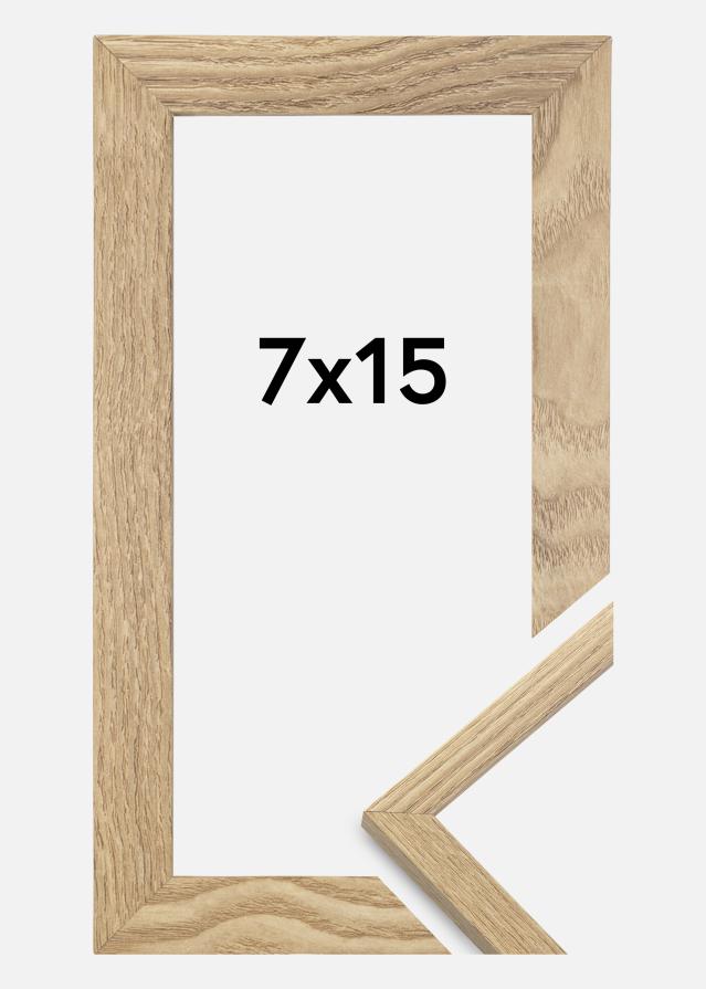Ramă Trendy Sticlă acrilică Stejar 7x15 cm