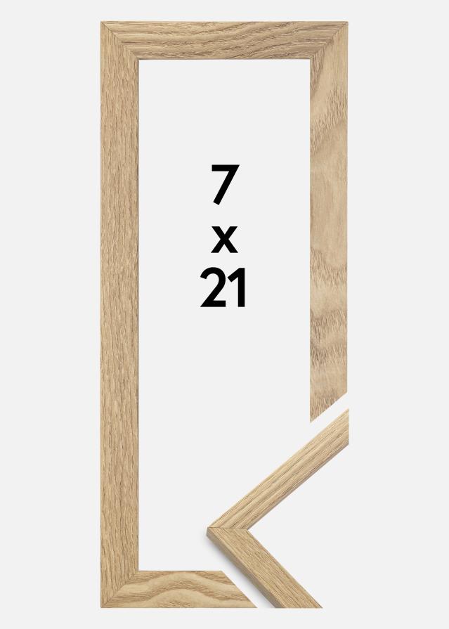 Ramă Trendy Sticlă acrilică Stejar 7x21 cm