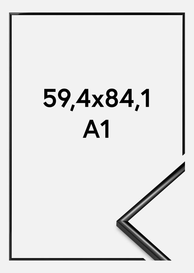 Ramă Scandi Sticlă acrilică Negru 59,4x84,1 cm (A1)