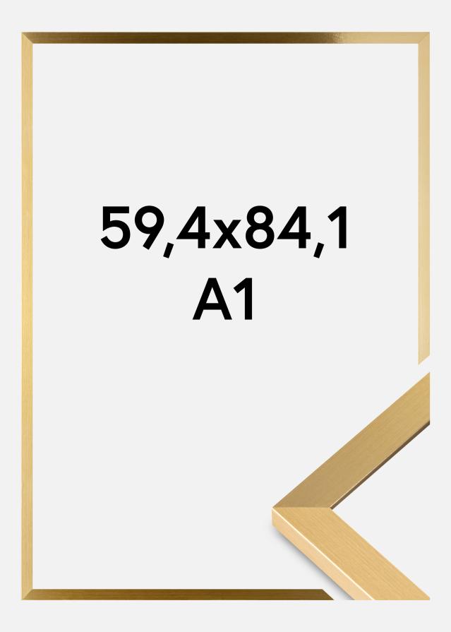 Ramă Selection Sticlă acrilică Auriu 59,4x84,1 cm (A1)