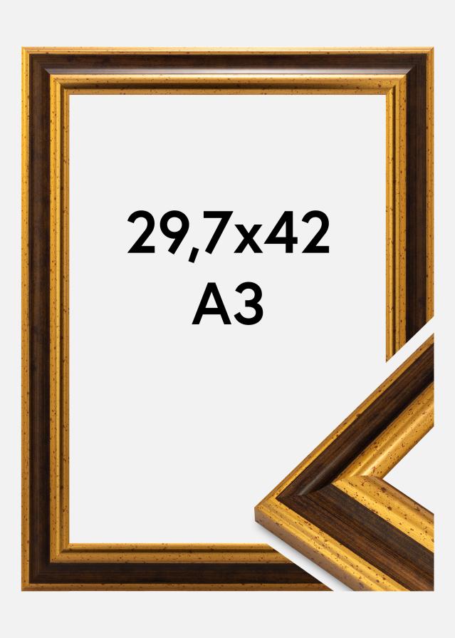 Ramă Aberystwyth Sticlă acrilică Auriu 29.7x42 cm (A3)