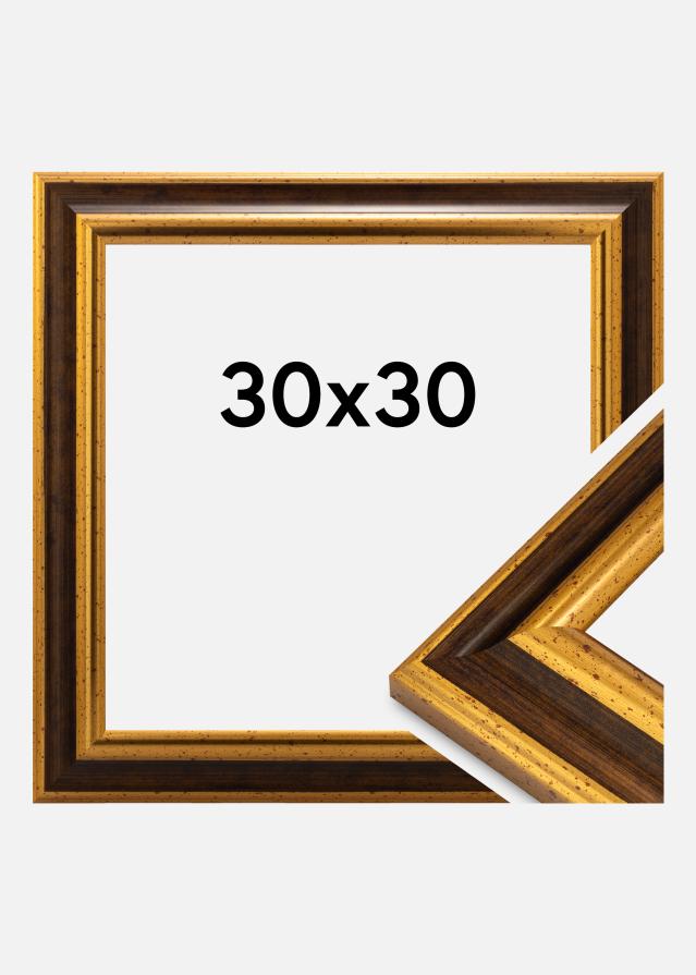 Ramă Aberystwyth Sticlă acrilică Auriu 30x30 cm