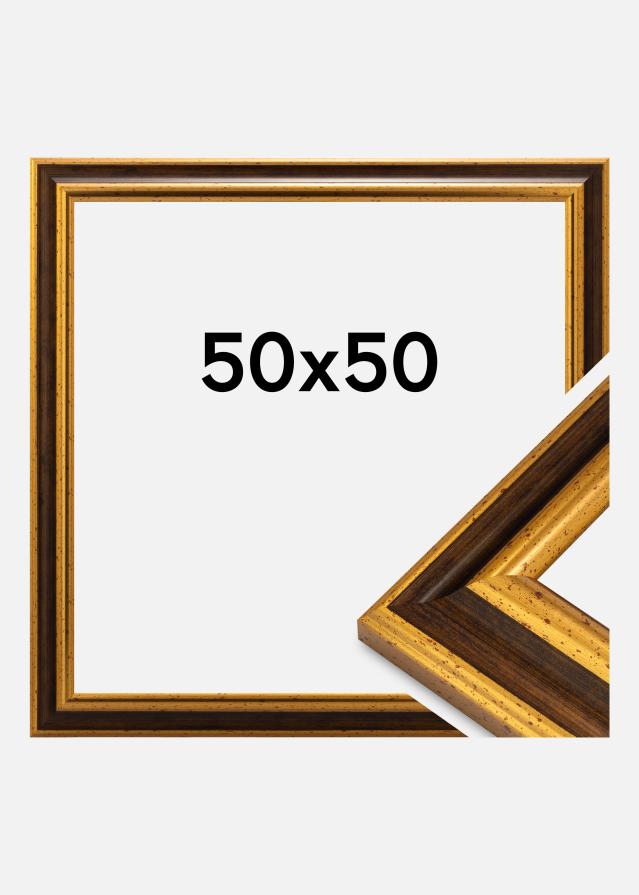 Ramă Aberystwyth Sticlă acrilică Auriu 50x50 cm