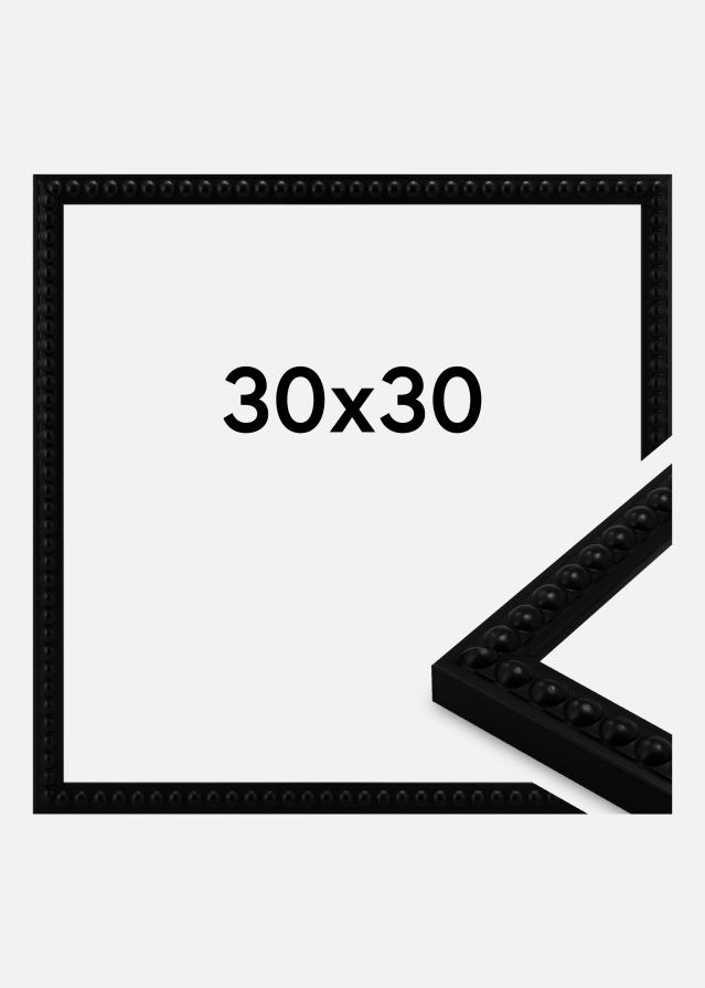 Ramă Perla Sticlă acrilică Negru 30x30 cm