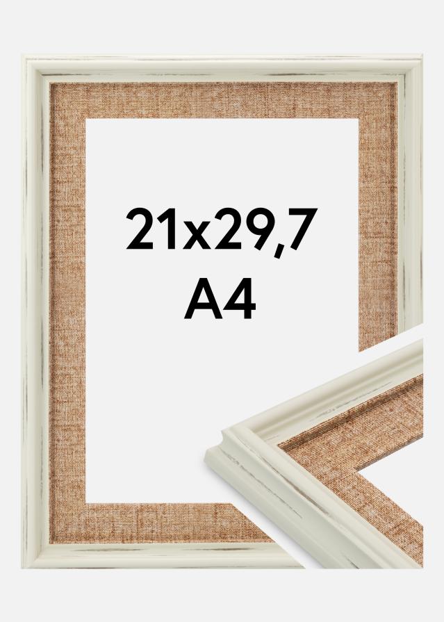 Ramă Sandweave Sticlă acrilică Alb 21x29,7 cm (A4)