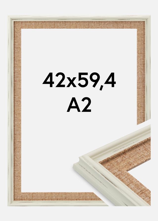 Ramă Sandweave Sticlă acrilică Alb 42x59,4 cm (A2)