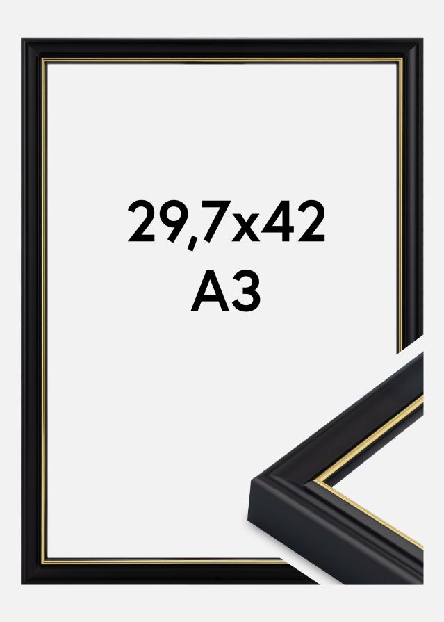 Ramă Canterbury Sticlă acrilică Negru 29.7x42 cm (A3)