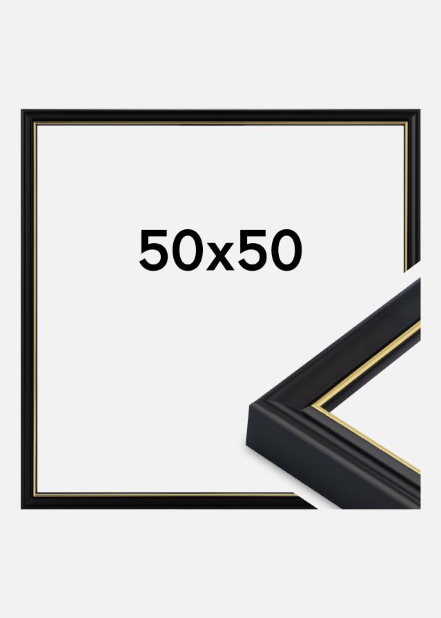 Ramă Canterbury Sticlă acrilică Negru 50x50 cm