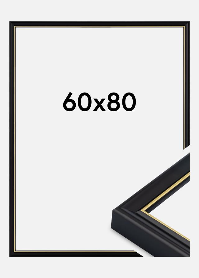Ramă Canterbury Sticlă acrilică Negru 60x80 cm