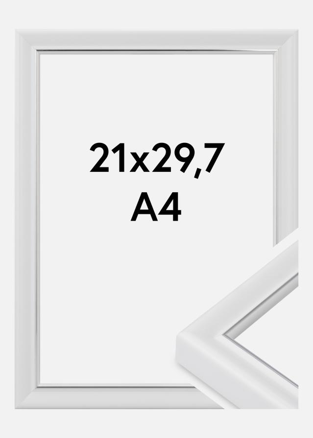 Ramă Canterbury Sticlă acrilică Alb 21x29,7 cm (A4)