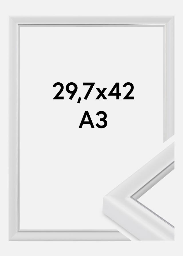 Ramă Canterbury Sticlă acrilică Alb 29,7x42 cm (A3)