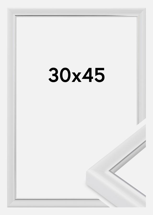Ramă Canterbury Sticlă acrilică Alb 30x45 cm