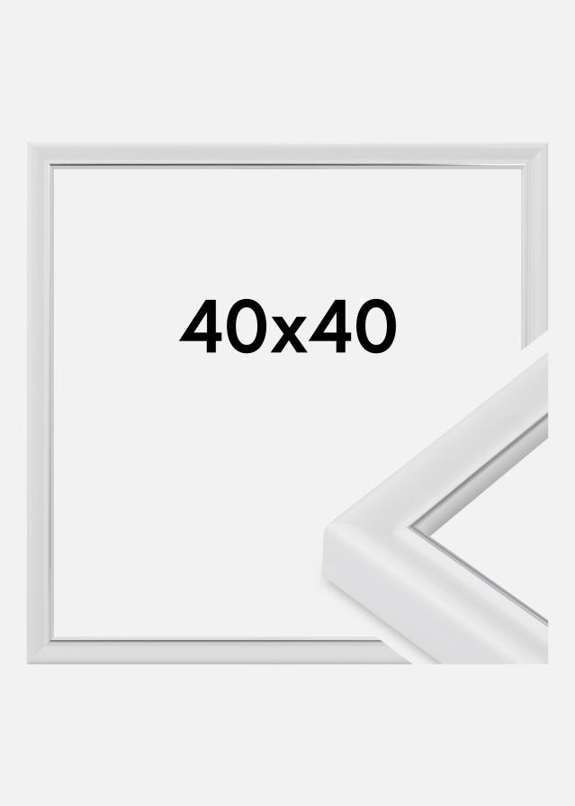 Ramă Canterbury Sticlă acrilică Alb 40x40 cm