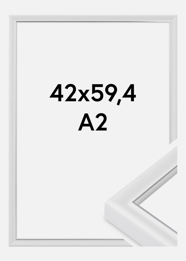 Ramă Canterbury Sticlă acrilică Alb 42x59,4 cm (A2)