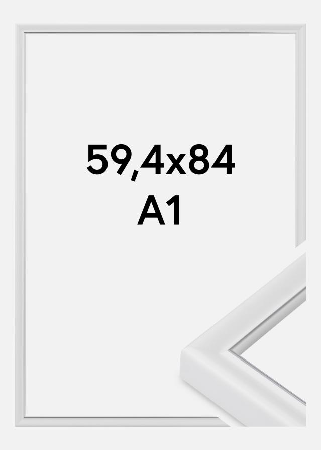Ramă Canterbury Sticlă acrilică Alb 59,4x84,1 cm (A1)
