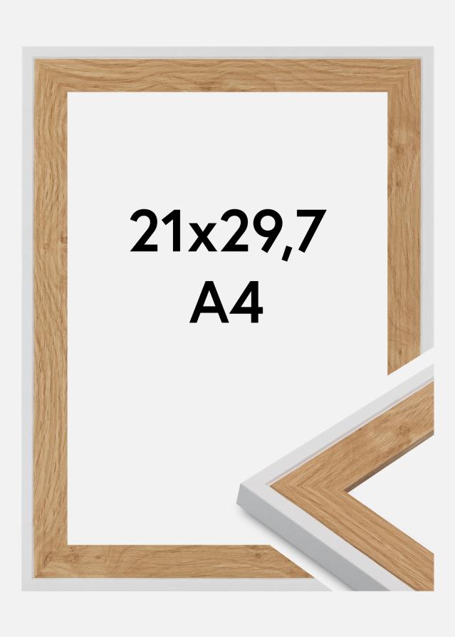 Ramă Clearline Sticlă acrilică Alb 21x29,7 cm (A4)