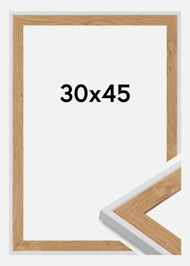 Ramă Clearline Sticlă acrilică Alb 30x45 cm