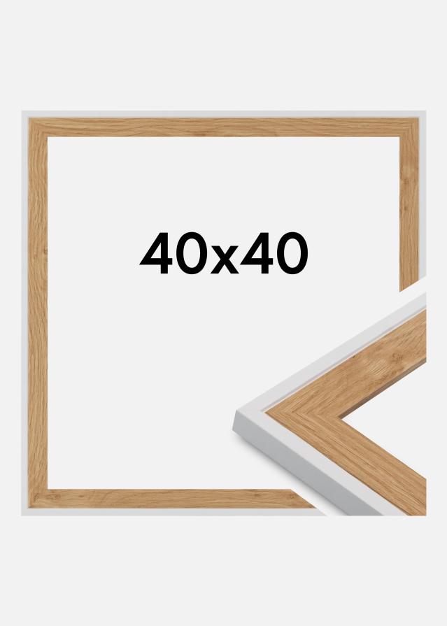 Ramă Clearline Sticlă acrilică Alb 40x40 cm