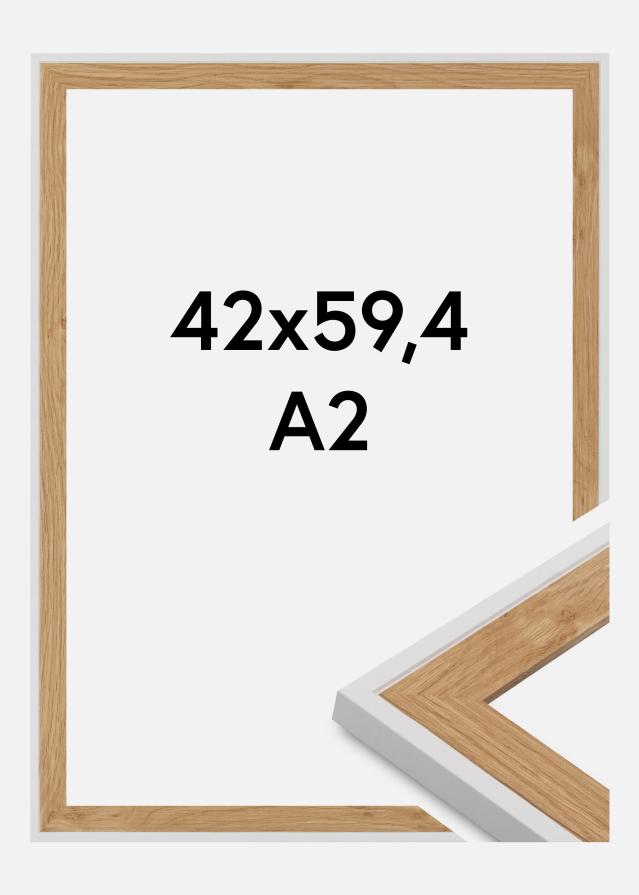 Ramă Clearline Sticlă acrilică Alb 42x59,4 cm (A2)