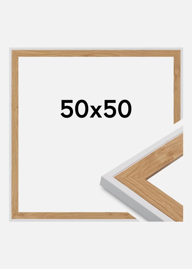 Ramă Clearline Sticlă acrilică Alb 50x50 cm