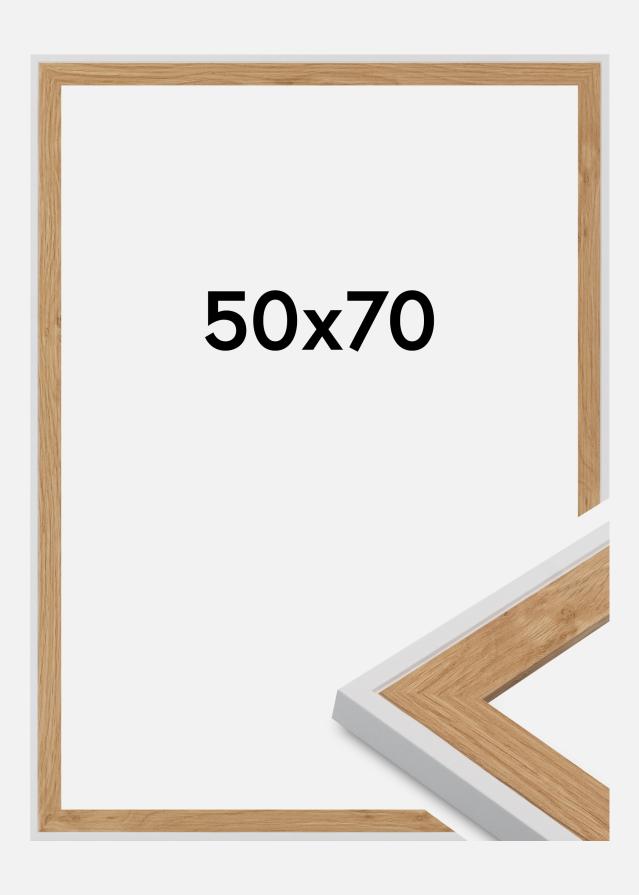 Ramă Clearline Sticlă acrilică Alb 50x70 cm