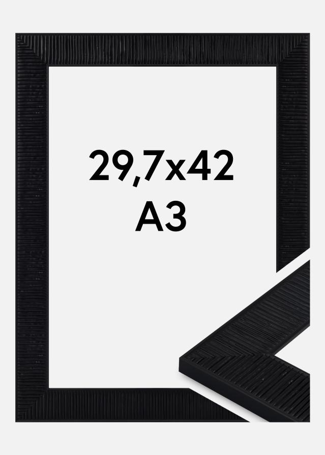 Ramă Lund Sticlă acrilică Negru 29.7x42 cm (A3)