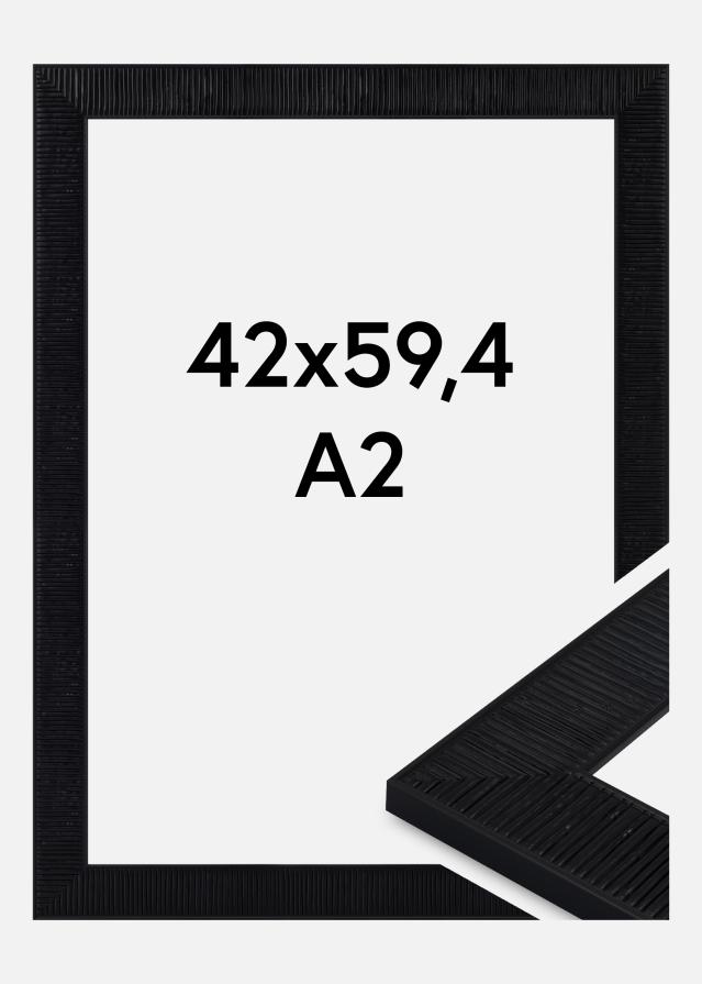 Ramă Lund Sticlă acrilică Negru 42x59,4 cm (A2)