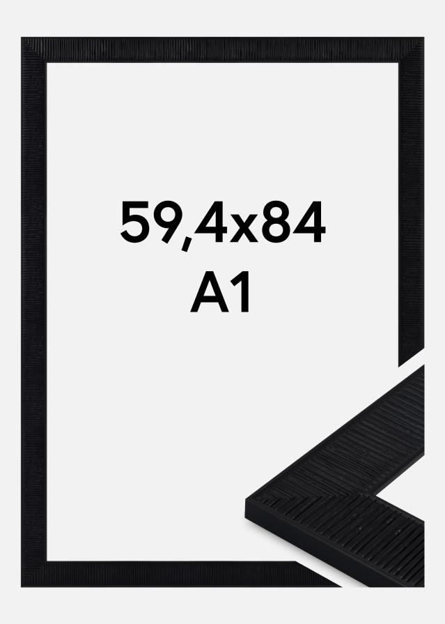 Ramă Lund Sticlă acrilică Negru 59.4x84 cm (A1)