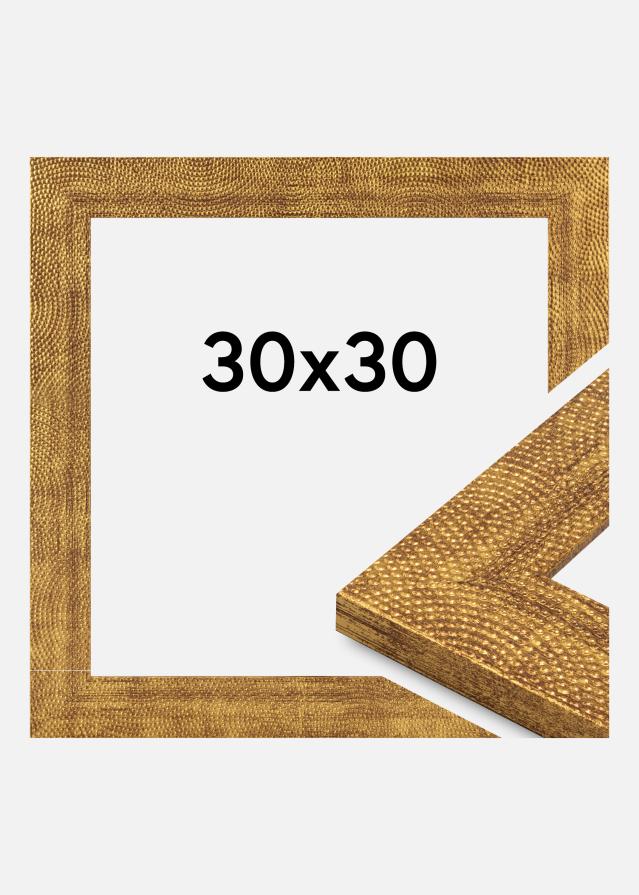 Ramă Linea Sticlă acrilică Auriu 30x30 cm