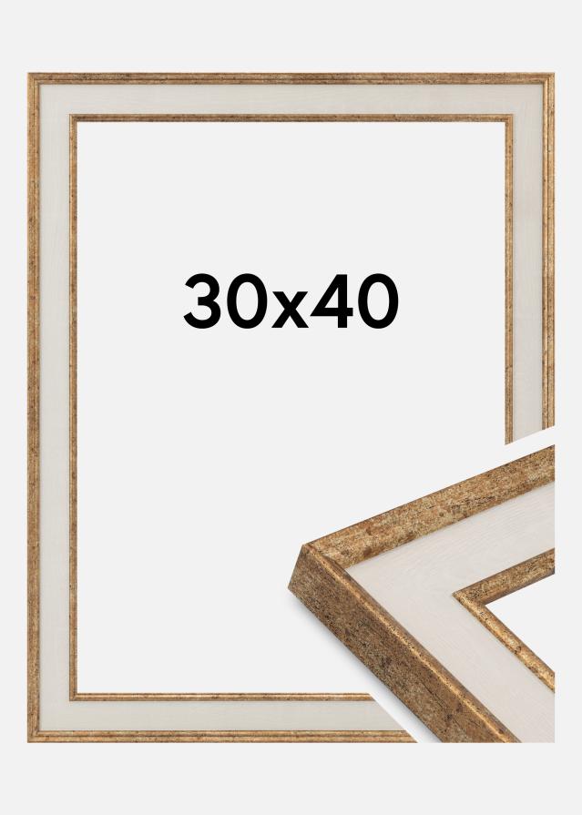 Ramă Dolly Sticlă acrilică Auriu 30x40 cm