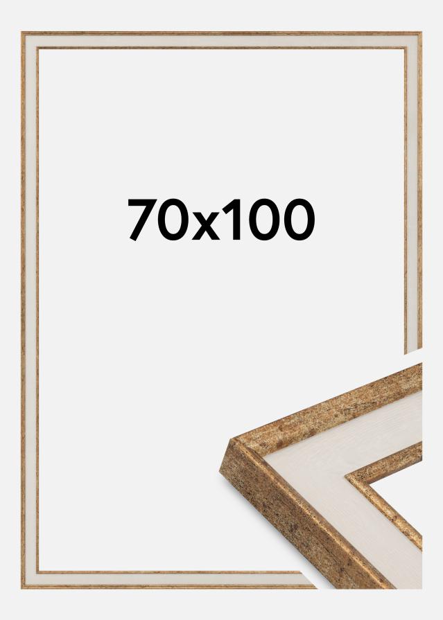 Ramă Dolly Sticlă acrilică Auriu 70x100 cm