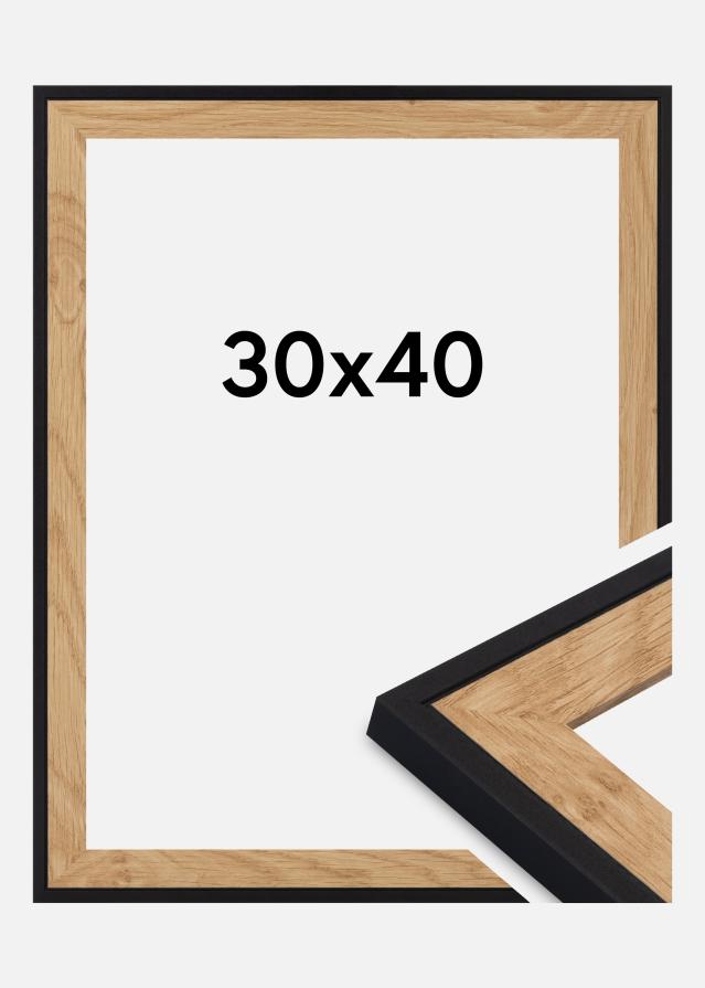 Ramă Iris Sticlă acrilică Negru 30x40 cm