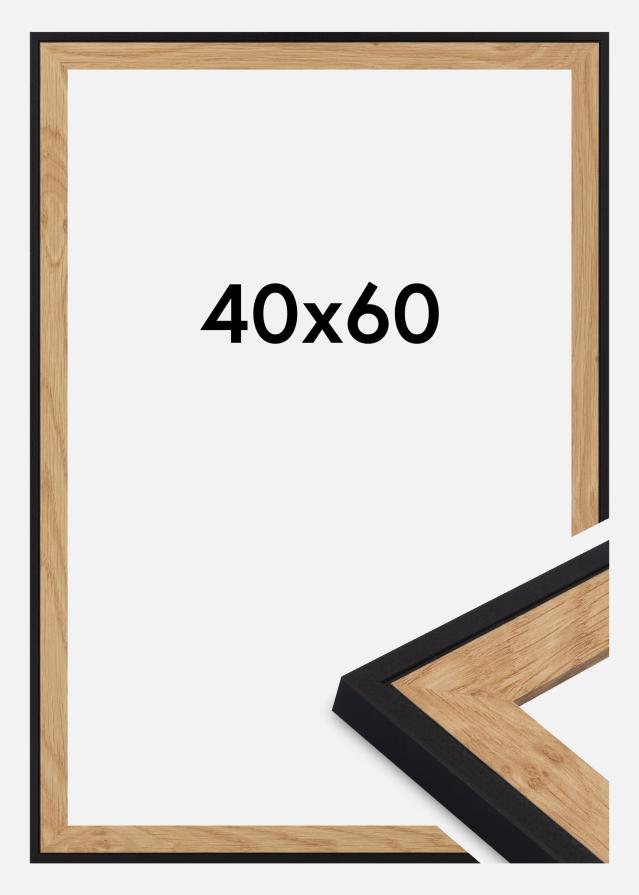 Ramă Iris Sticlă acrilică Negru 40x60 cm
