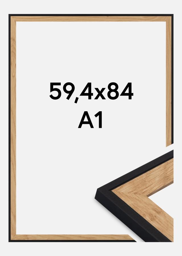 Ramă Iris Sticlă acrilică Negru 59.4x84 cm (A1)
