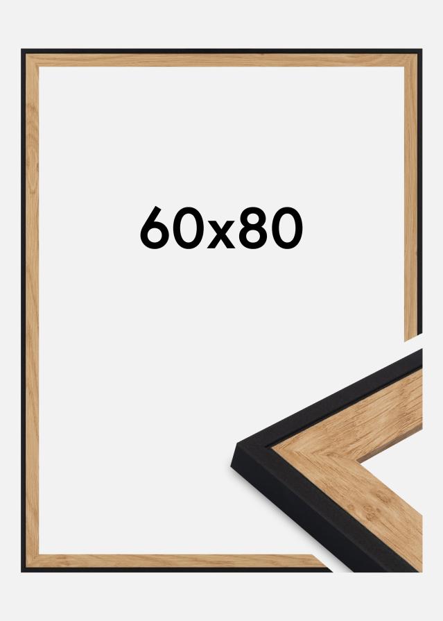Ramă Iris Sticlă acrilică Negru 60x80 cm