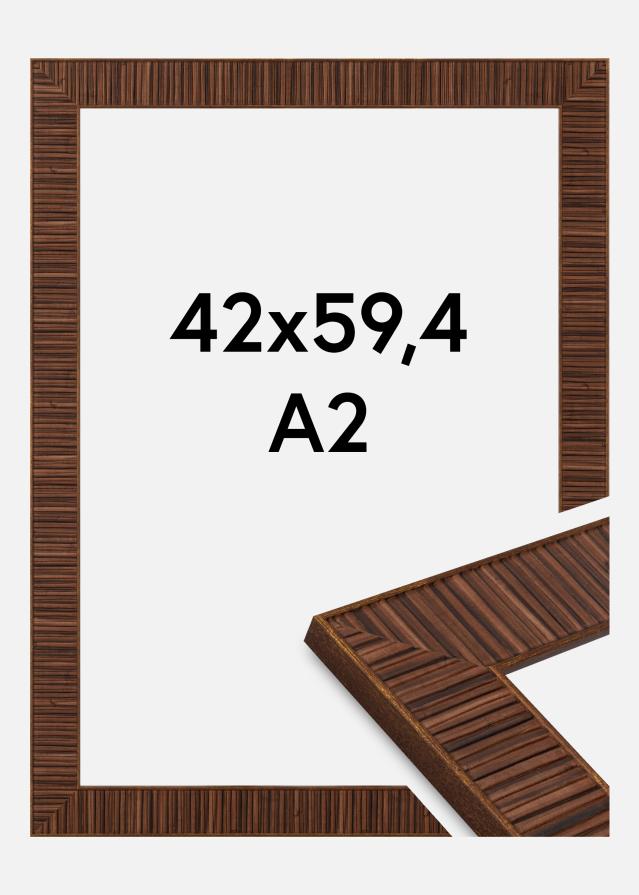 Ramă Agust Sticlă acrilică Rosewood 42x59,4 cm (A2)