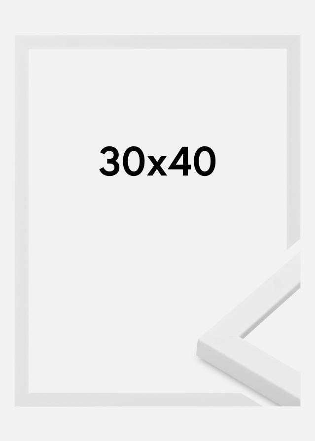 Ramă Oban Sticlă acrilică Alb 30x40 cm