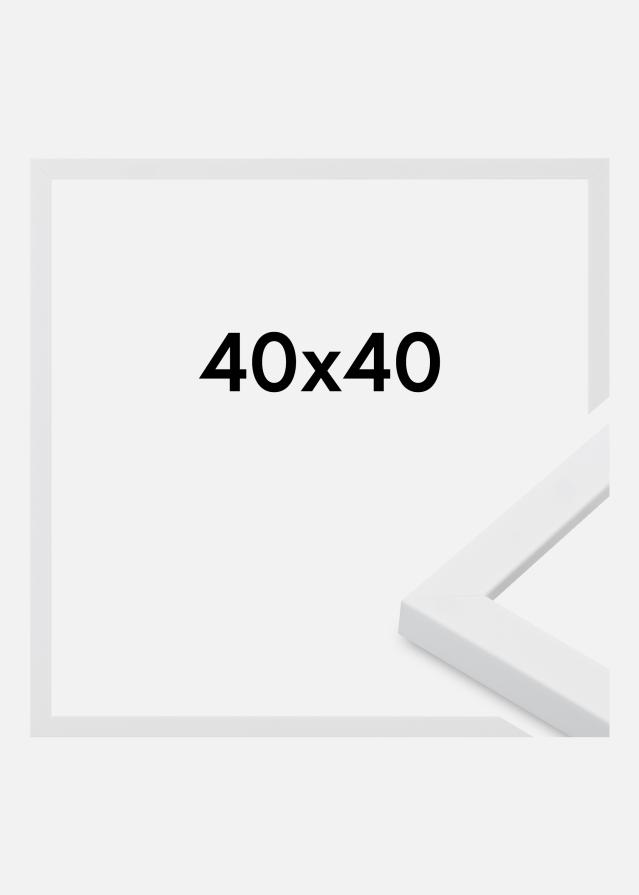 Ramă Oban Sticlă acrilică Alb 40x40 cm
