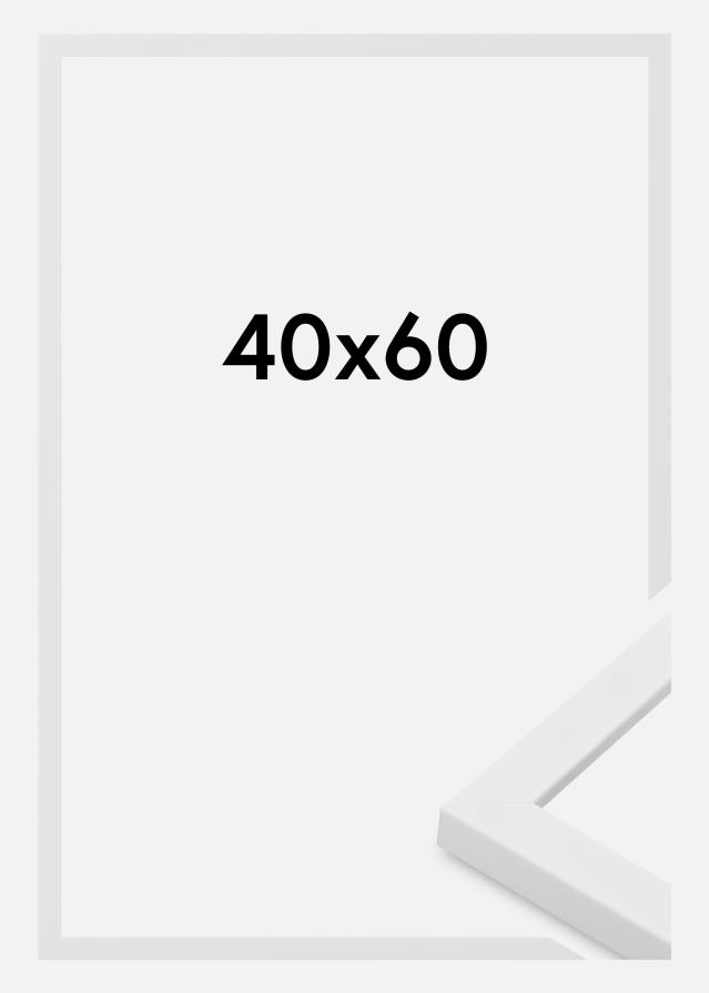 Ramă Oban Sticlă acrilică Alb 40x60 cm
