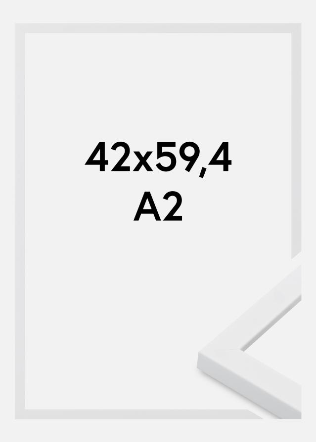 Ramă Oban Sticlă acrilică Alb 42x59.4 cm (A2)