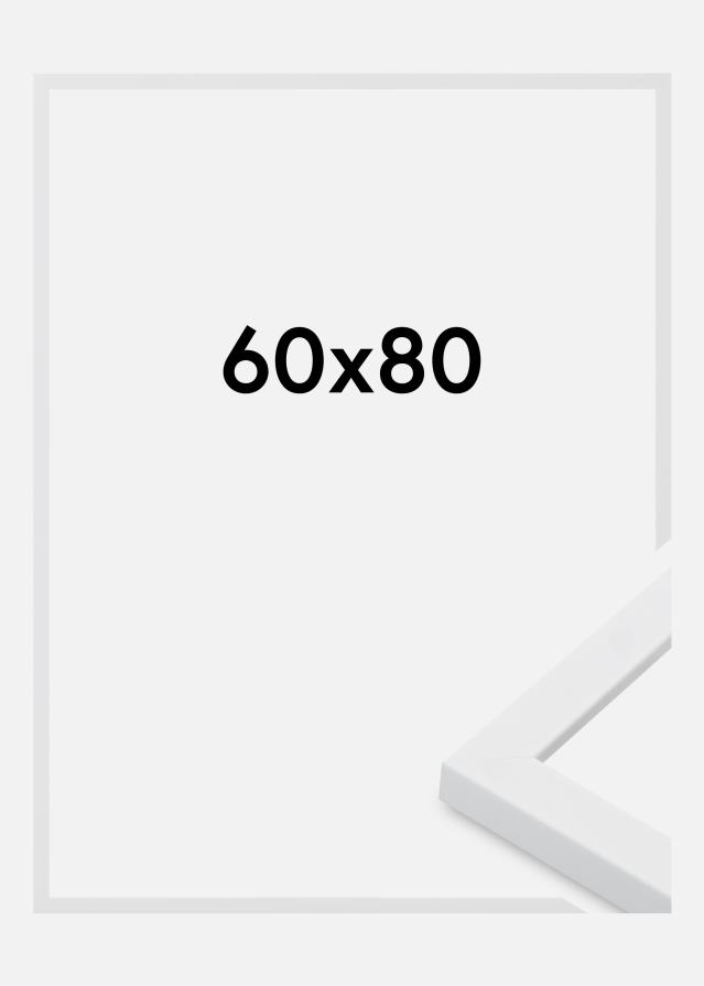 Ramă Oban Sticlă acrilică Alb 60x80 cm