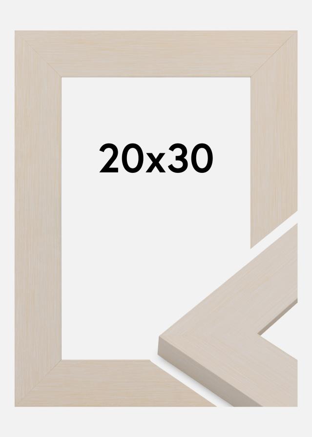 Ramă Pembrokeshire Sticlă acrilică Alb 20x30 cm