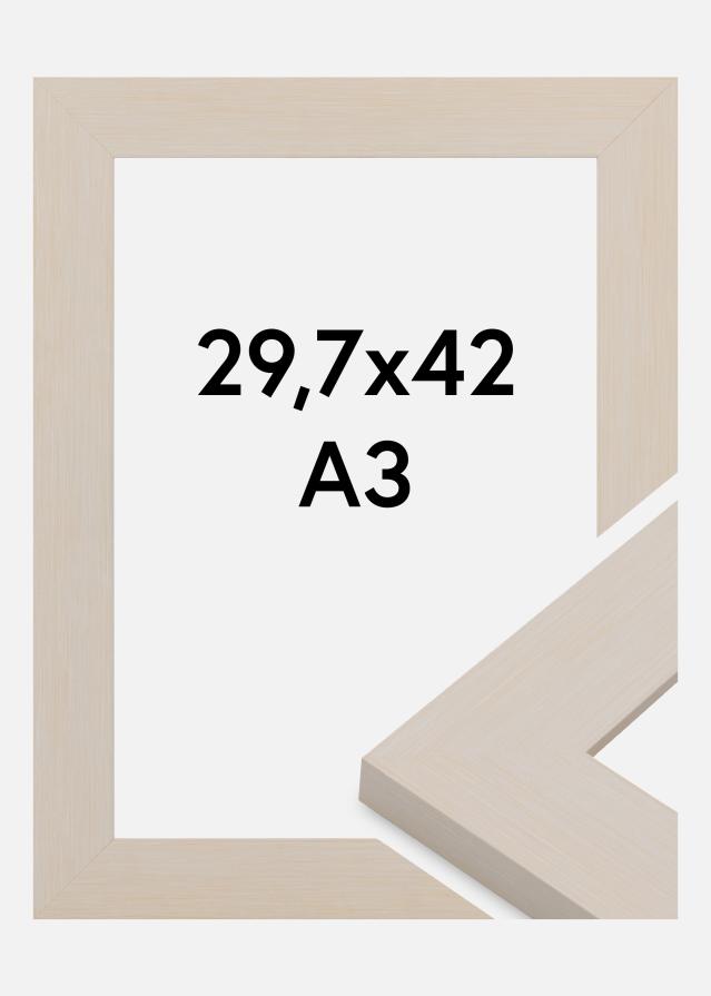 Ramă Pembrokeshire Sticlă acrilică Alb 29.7x42 cm (A3)