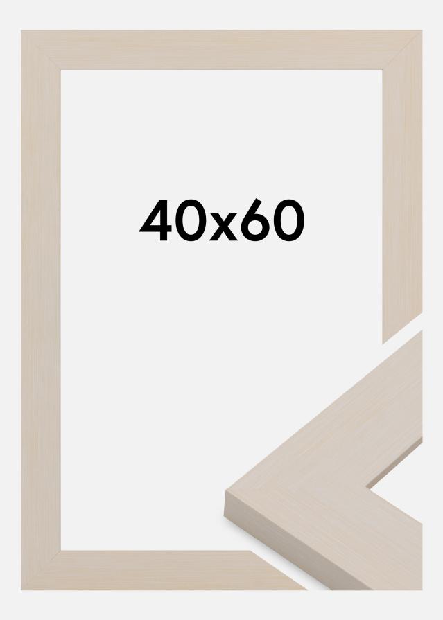 Ramă Pembrokeshire Sticlă acrilică Alb 40x60 cm