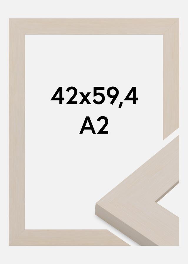 Ramă Pembrokeshire Sticlă acrilică Alb 42x59,4 cm (A2)