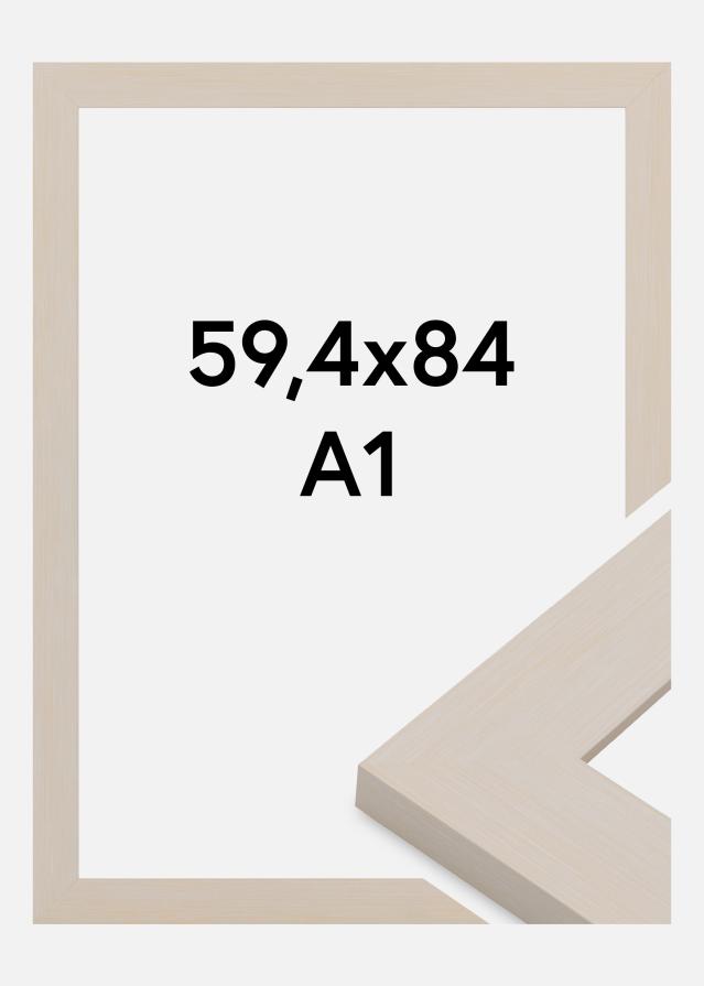 Ramă Pembrokeshire Sticlă acrilică Alb 59,4x84,1 cm (A1)