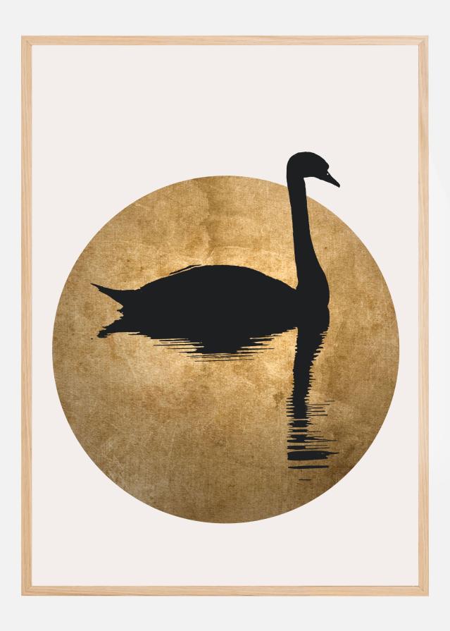 The Swan Gold Poster