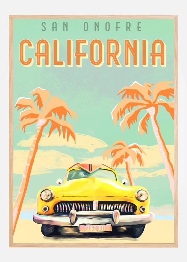 California Surf Poster